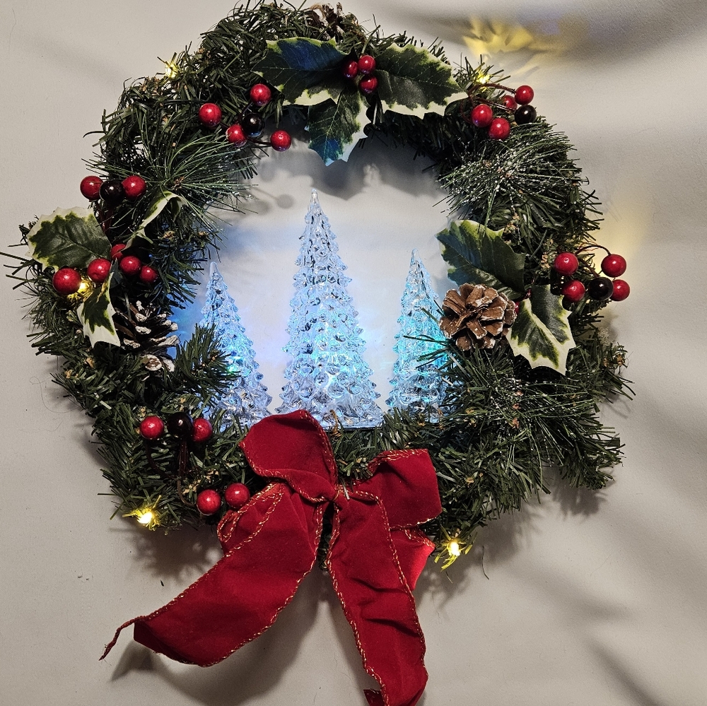 Festive Holiday Wreath
